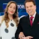 Sonia Abrao e Silvio Santos